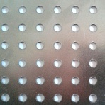 Alüminium perforasiya listi 1,5x1000x2000 mm Rg 6-15,6